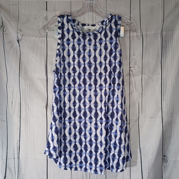 Athleta Tops - Athleta Blue and White Sleeveless Top